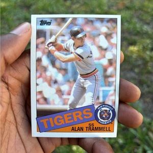 Topps Baseball Card - Alan Trammell